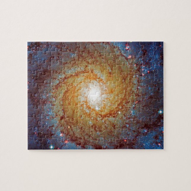 Puzzle Photo de la galaxie spirale de Messier 74 dans l'e (Horizontal)