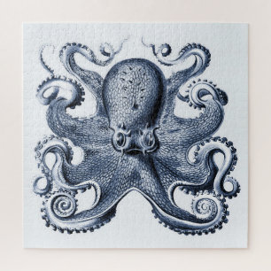 Puzzle Photo de la marine Blue Octopus par Ernst Haeckel