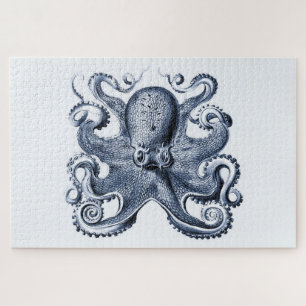 Puzzle Photo de la marine Blue Octopus par Ernst Haeckel