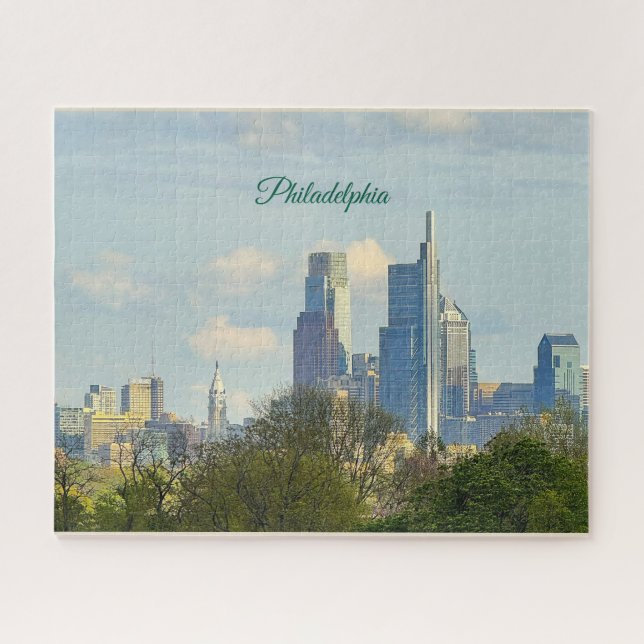 Puzzle Photo de la skyline de Philadelphie  (Horizontal)