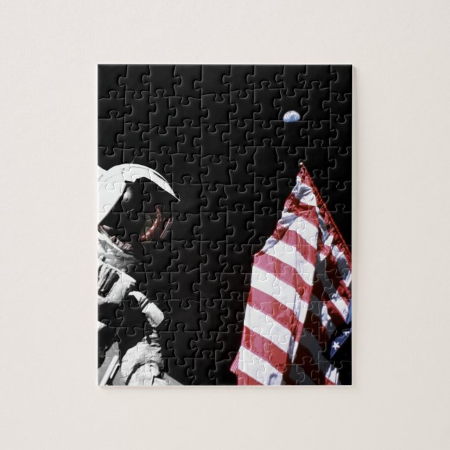 Puzzle Photo de l'astronaute Apollo 17 de la NASA (Vertical)