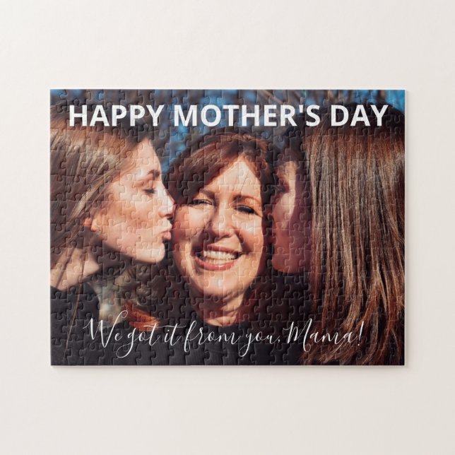Puzzle Photo de Mama Happy Mother's Day (Horizontal)