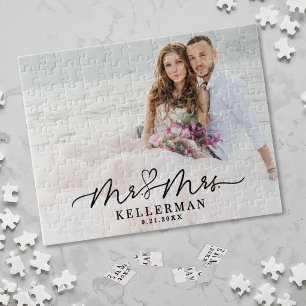 Puzzle Photo de mariage personnalisé pour couple