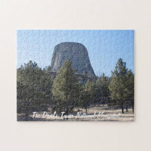 Puzzle Photo de monument national de la tour du diable de