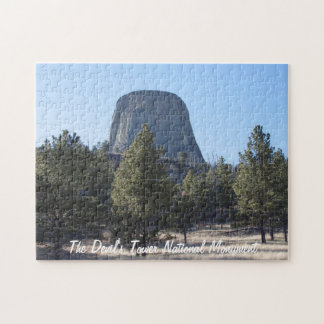 Puzzle Photo de monument national de la tour du diable de