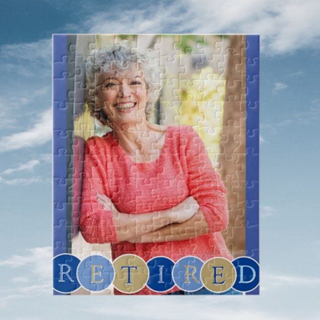 Puzzle photo de retraite personnalisée (Créateur téléchargé)