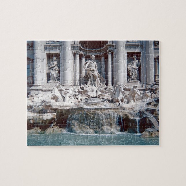 Puzzle Photo de Rome de fontaine de TREVI difficile (Horizontal)