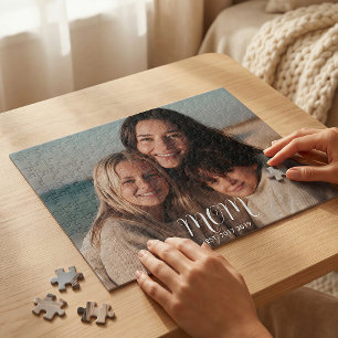 Puzzle Photo de scénario moderne établi par maman