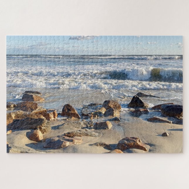 Puzzle Photo de vagues de l'océan Atlantique (Horizontal)