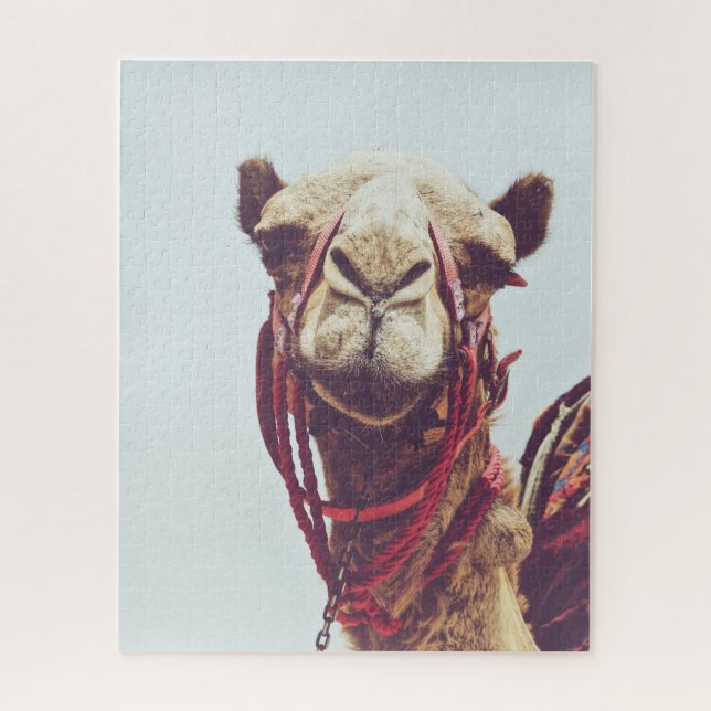 Puzzle Photo de visage amusant d'une Sassy Cute Llama (Vertical)
