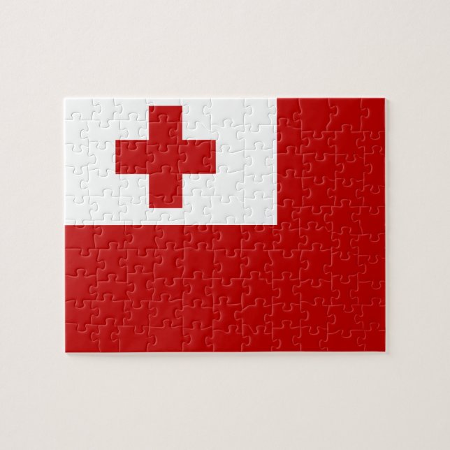 Puzzle photo du drapeau des Tonga (Horizontal)