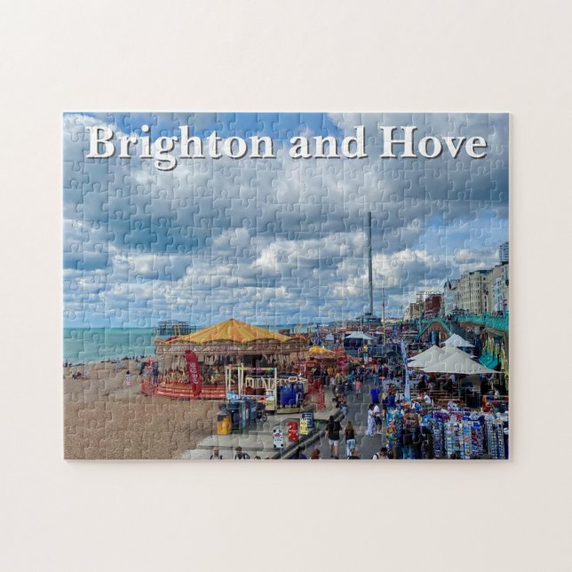 Puzzle Photo du front de mer de Brighton et Hove (Horizontal)