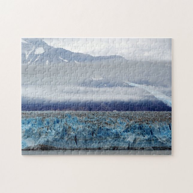 Puzzle Photo du glacier Alaska Hubbard (Horizontal)