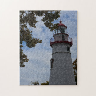 Puzzle photo du phare de Marblehead créé sur un