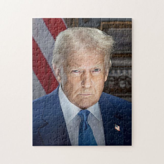 Puzzle Photo du portrait du président officiel de Trump 2 (Vertical)