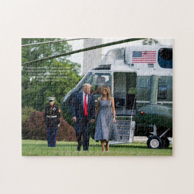 Puzzle Photo du président Donald J. Trump et Melania Trum (Horizontal)