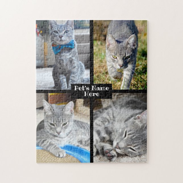 Puzzle Photo d'un animal de compagnie de chats de chien (Vertical)