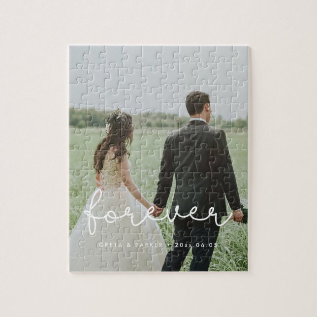 Puzzle Photo d'un mariage géant pour toujours (Vertical)