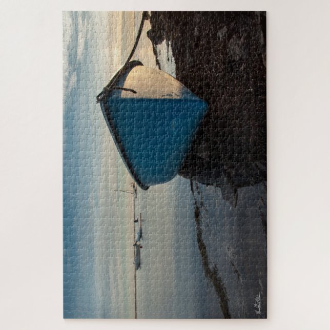 Puzzle photo d'une barque (Vertical)
