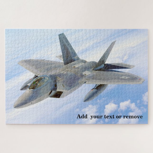 Puzzle photo Extraordinaire F-22 Raptor USAF chasseur jet (Horizontal)