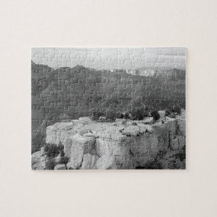 Puzzle photo noir et blanc de Canyon