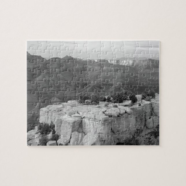 Puzzle photo noir et blanc de Canyon (Horizontal)