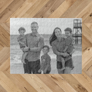 Puzzle Photo noir et blanc moderne simple