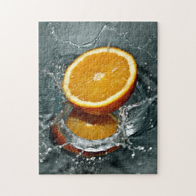 Puzzle photo Orange Splash (Vertical)