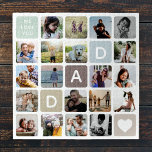 Puzzle Photo Papa moderne Collage Fête des pères Amour de<br><div class="desc">On t'aime,  papa ! Design de collage photo de fête des pères moderne avec 20 de vos photos de famille préférées - et un message personnalisé sur un fond de tonalité moderne et tendance en terre bouchée. Un merveilleux cadeau de gardien !</div>