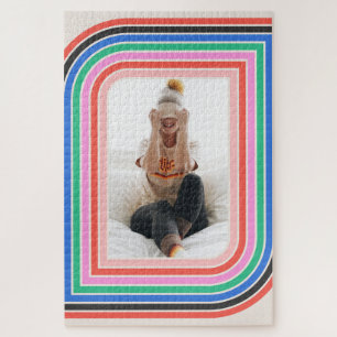 Puzzle photo personnalisable des années 1970 Retro