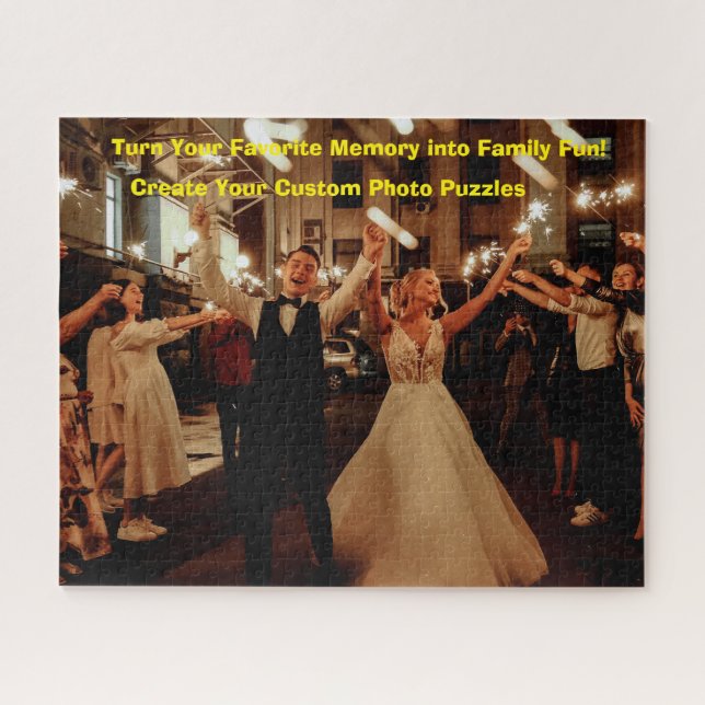 Puzzle photo personnalisé - Cadeau Jigsaw personna (Horizontal)