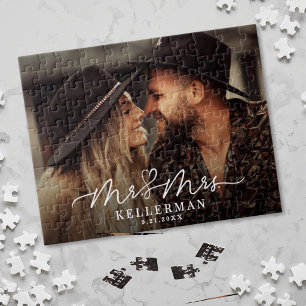 Puzzle Photo personnalisé de couple M. et Mme