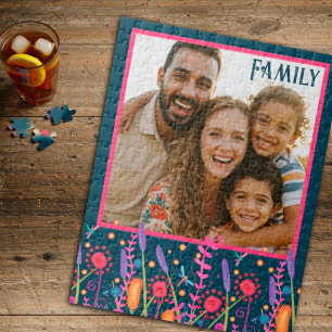Puzzle photo personnalisé Fleurs sauvages d'intégr