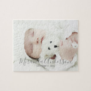 Puzzle Photo personnalisée avec nom et texte personnalisé