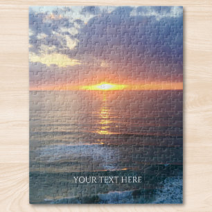 Puzzle Photo personnalisée et texte personnalisé