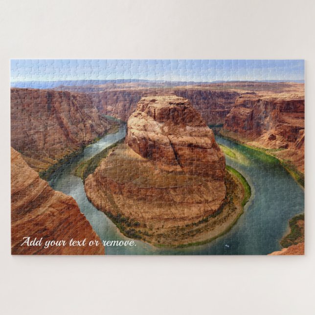 Puzzle Photo personnalisée, "Horseshoe Bend", Grand Canyo (Horizontal)