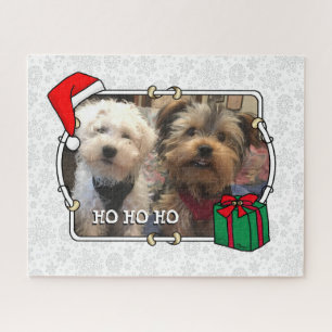 Puzzle Photo personnalisée Noël Père Noël Pet HO HO HO HO