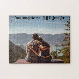 Puzzle Photo personnalisée "You Complete Me"