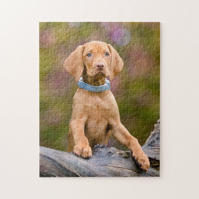 Puzzle Photo puppyeyed mignonne de chiot de chien de (Vertical)