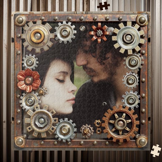 Puzzle Photo romantique personnalisé Steampunk (Créateur téléchargé)