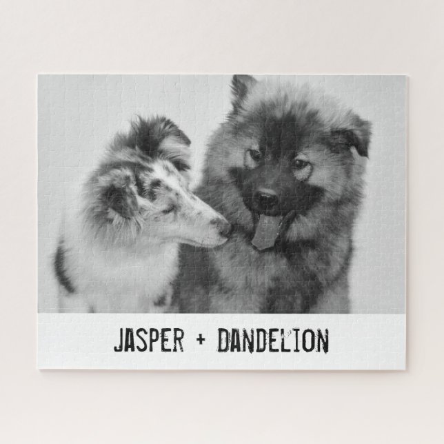 Puzzle Photo simple, moderne personnalisée pour animaux d (Horizontal)