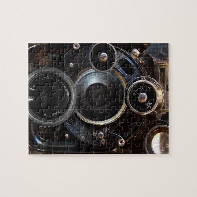 Puzzle Photographie d'antiquité de la caméra vintage (Horizontal)