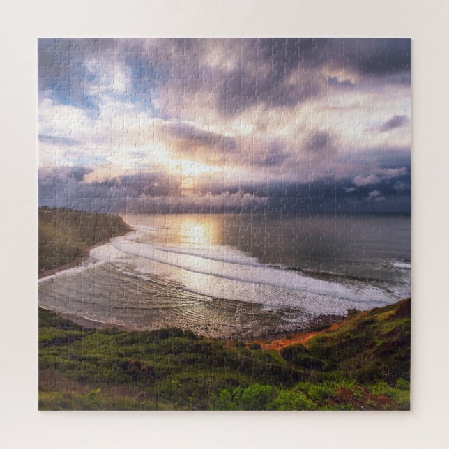 Puzzle Photographie d'art de paysage côtier au coucher de (Vertical)