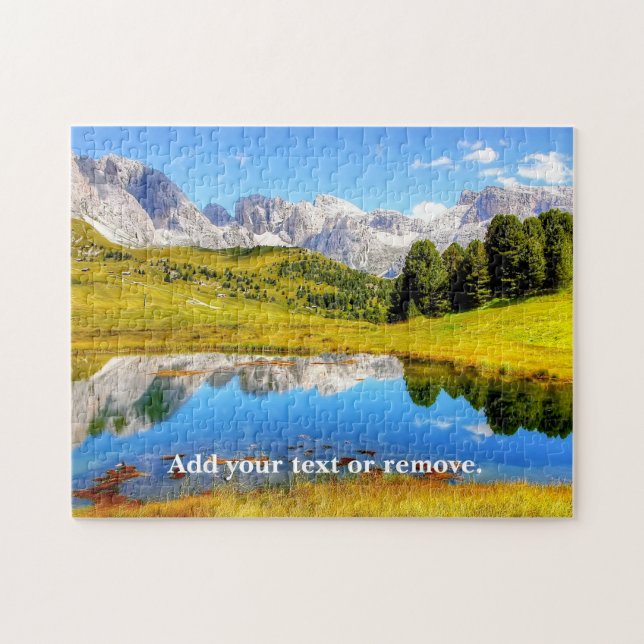 Puzzle Photographie d'un paysage montagneux pittoresque, (Horizontal)