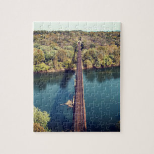 Puzzle Photographie Vintage voie ferroviaire Pittoresque