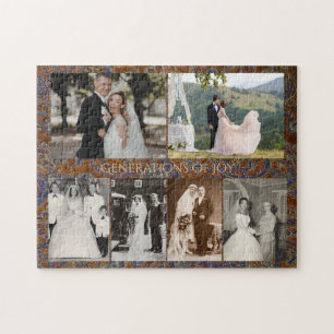 Puzzle Photos de Mariage Personnalisés Générations de Joi