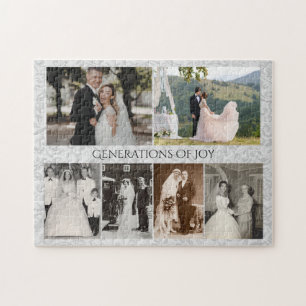 Puzzle Photos de Mariage Personnalisés Générations de Joi