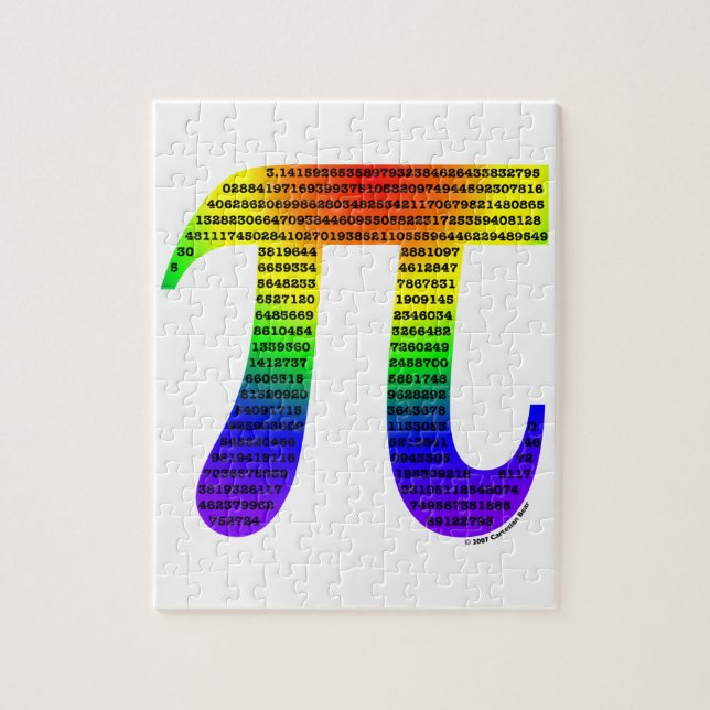 Puzzle Pi #2 d'Evan (Vertical)