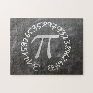 Puzzle Pi Day PiDay Chalkboard Education