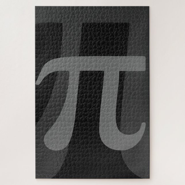 Puzzle Pi foncé (Vertical)